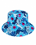 Sun hat with wide brim and coconut pattern by ZipMAE Swimwear, perfect for sunny outdoor use.